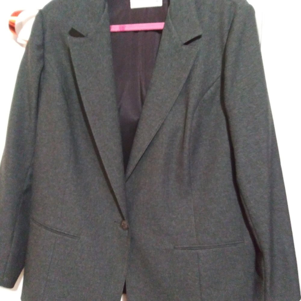 Pre-owned Levi's Women's Blazer size 42 in grey.